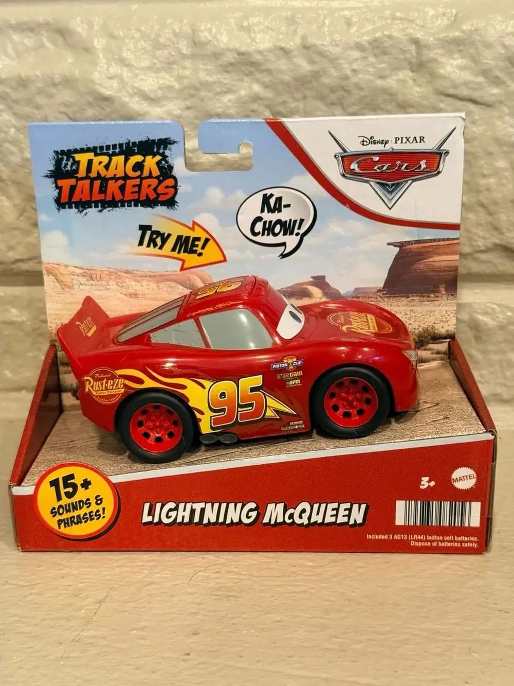 Mattel Disney Pixar Cars Track Talkers Lightning McQueen Sound Effects Vehicle